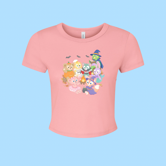 Beary Spooky Cropped Tee