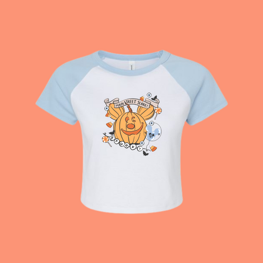 Main Street Pumpkin Cropped Tee