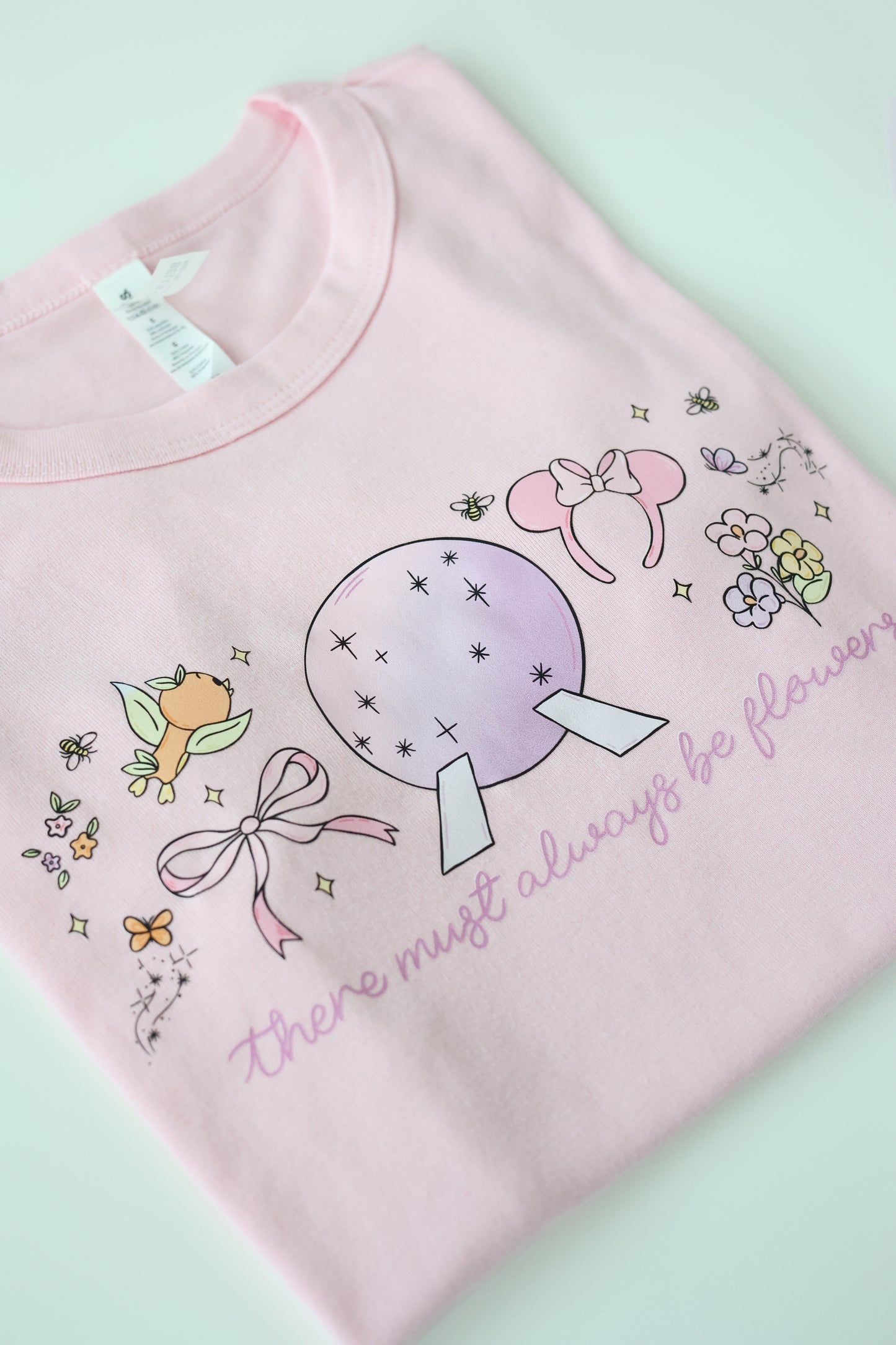 There Must Always Be Flowers Cropped Tee