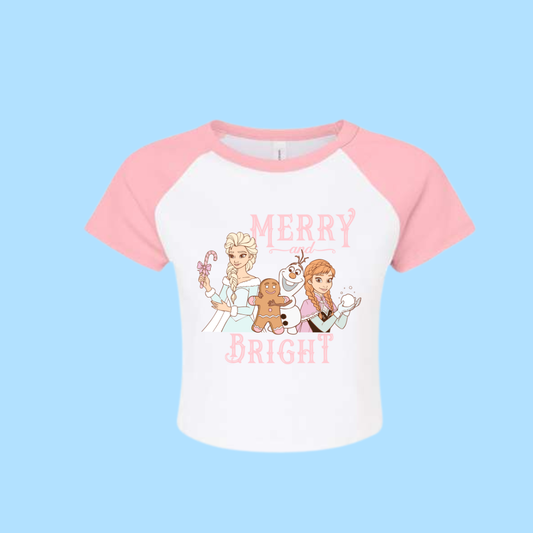 Warm Hugs & Winter Wishes Cropped Tee