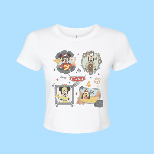 Cars Cropped Tee