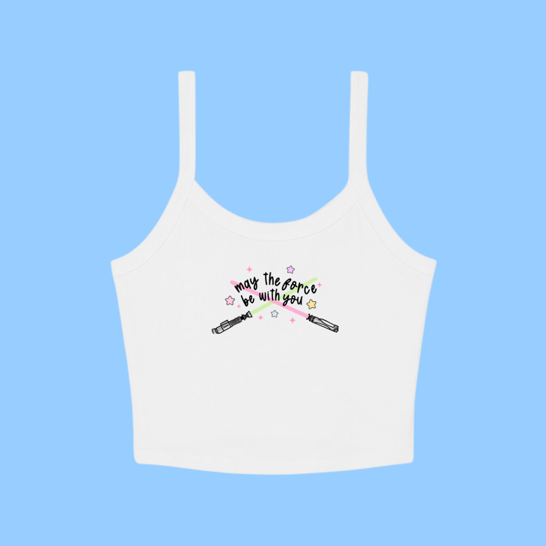 Pastel Galaxy Cropped Tank