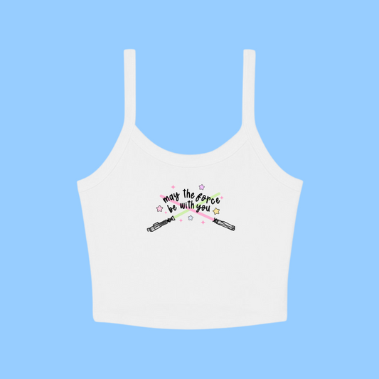 Pastel Galaxy Cropped Tank