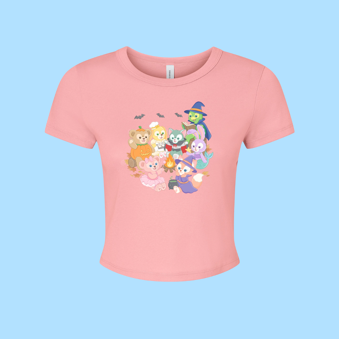 Beary Spooky Cropped Tee