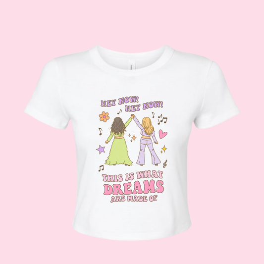 What Dreams Are Made Of Cropped Tee