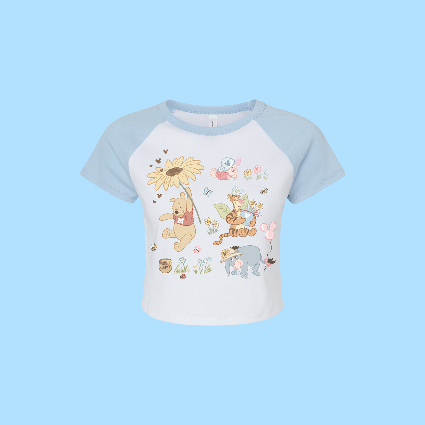 Honey & Blossoms Cropped Tee