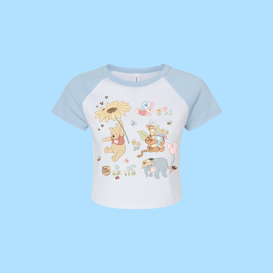 Honey & Blossoms Cropped Tee
