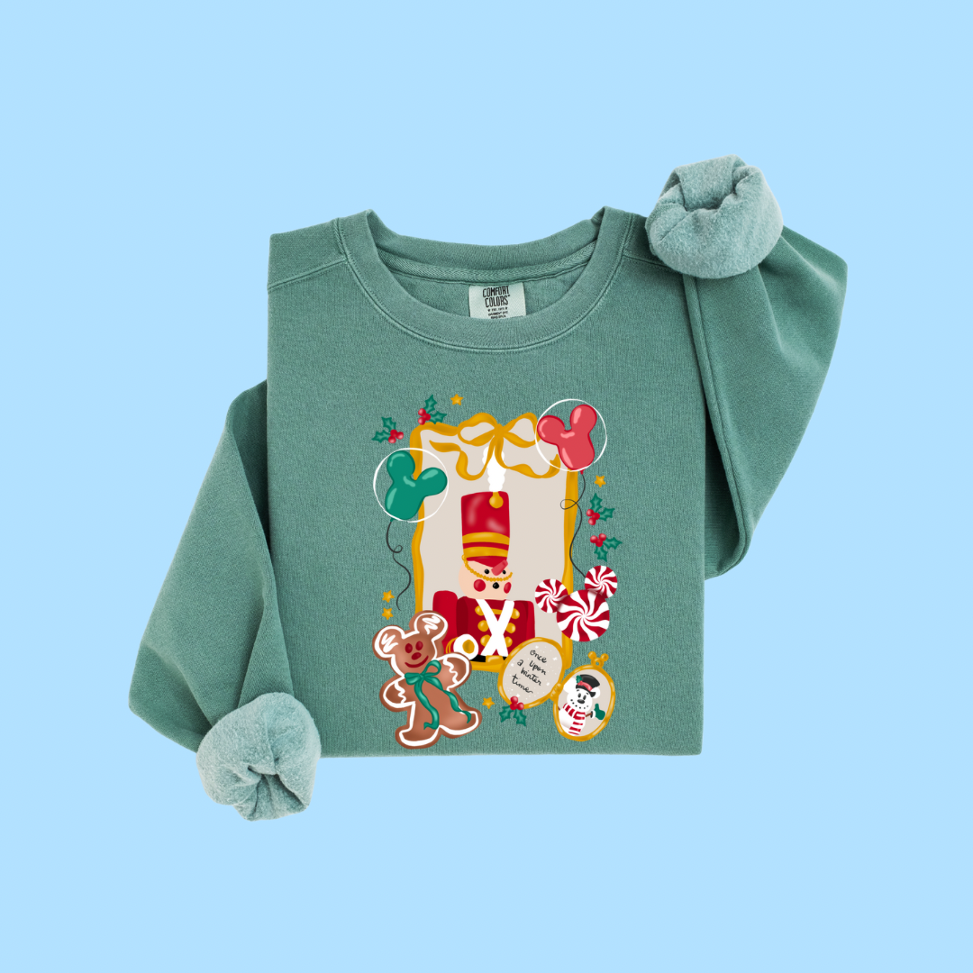 Once upon a Christmas time crewneck