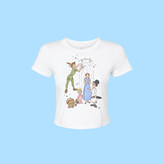 You Can Fly Cropped Tee