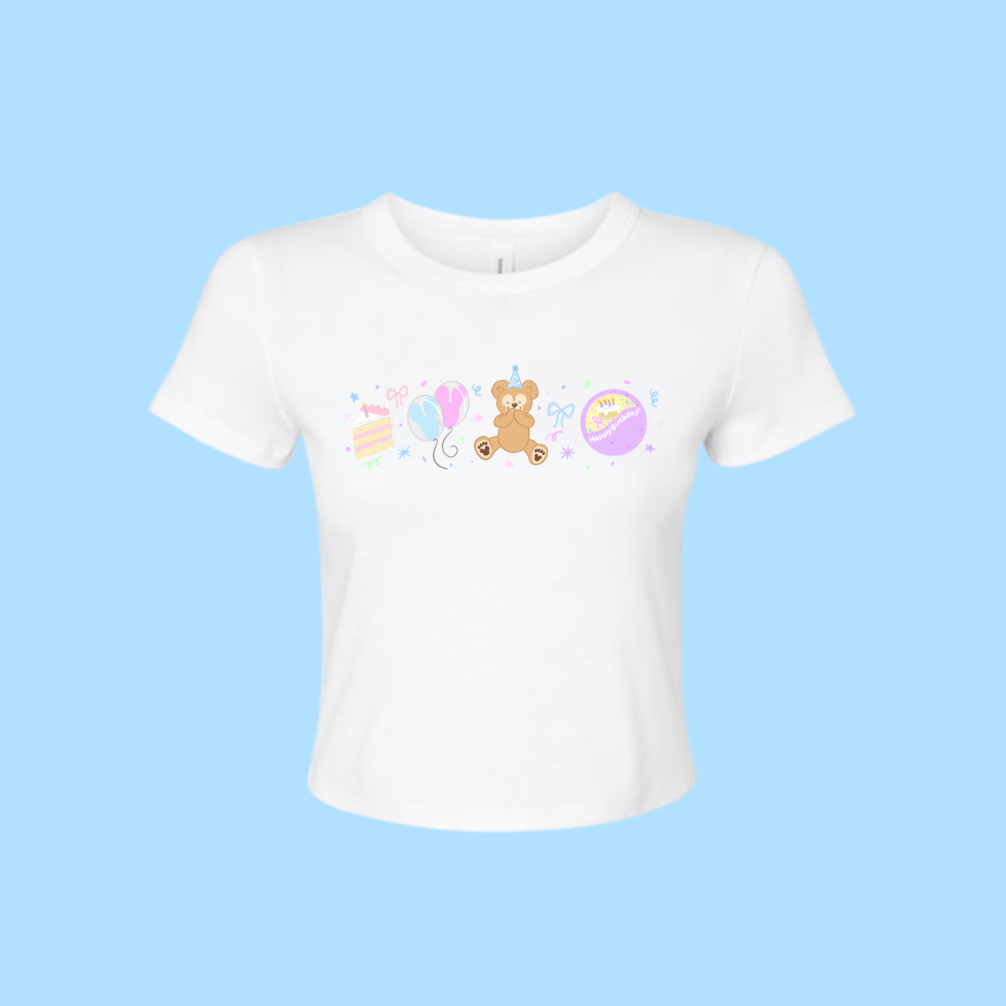 Celebration Bear Cropped Tee