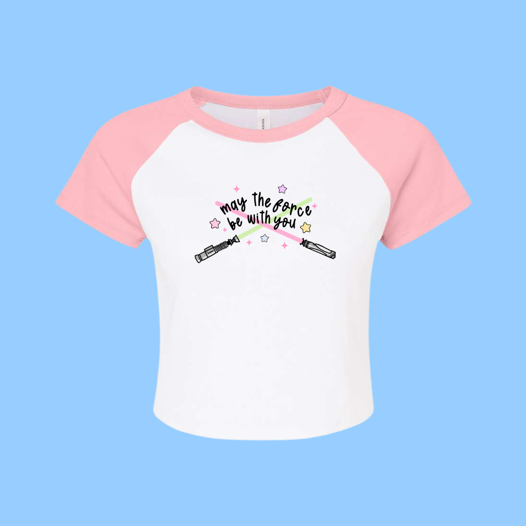 Pastel Galaxy Cropped Tee