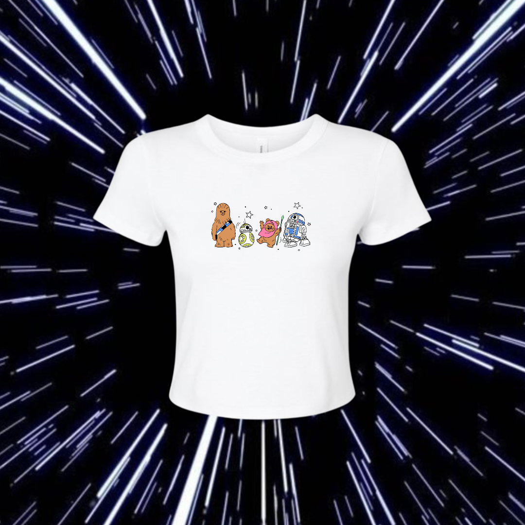 Galactic Friends Cropped Tee