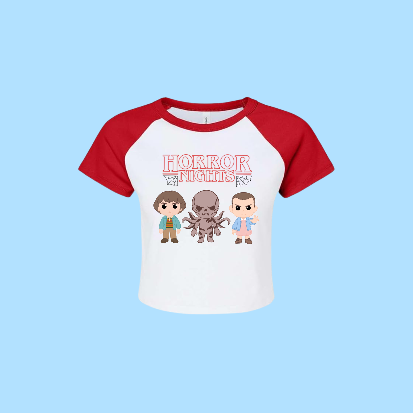 READY TO SHIP Horror Nights Cropped Tee